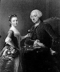 Elizabeth Fytche with her uncle, Col. Thomas Fytche