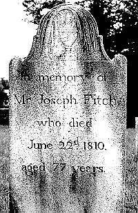 Gravestone of Joseph Fitch